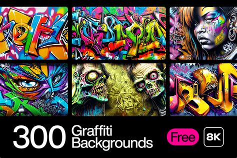 300 Free Graffiti Backgrounds / Wallpapers [8K] | Resource Boy