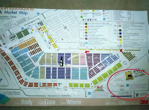 Chatuchak Market Map