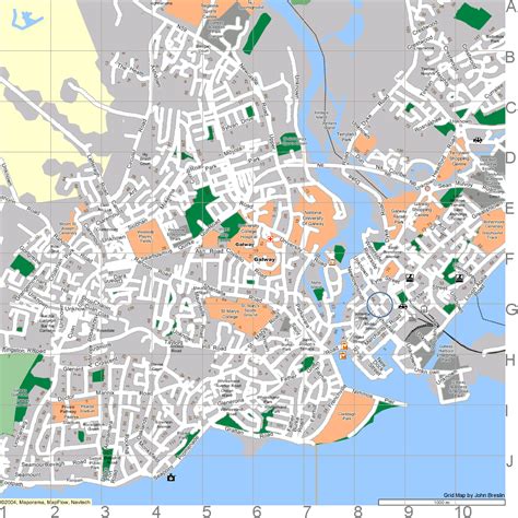 Galway Map - ToursMaps.com