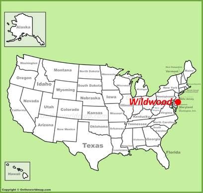 Wildwood Map | New Jersey, U.S. | Discover Wildwood with Detailed Maps