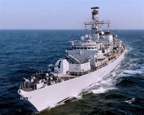 British Royal Navy Ship HMS ARGYLL arrives in Karachi