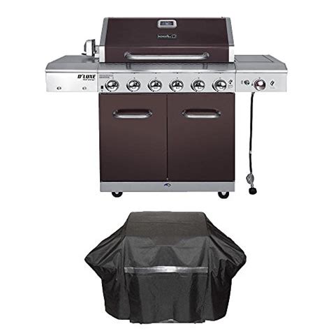 Nexgrill Deluxe 6-Burner Propane Gas Grill in Mocha with Ceramic ...