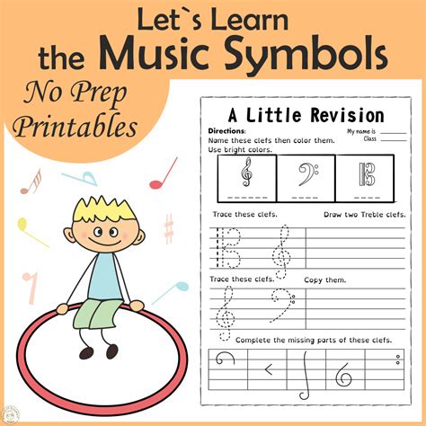 Let`s Learn the Music Symbols {No Prep Printables Bundle} - Worksheets ...