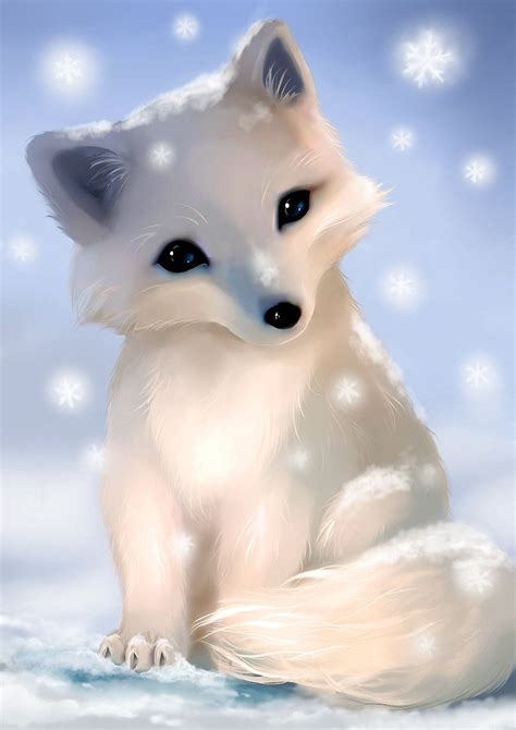 Anime Cute 2021: Anime Cute Arctic Fox