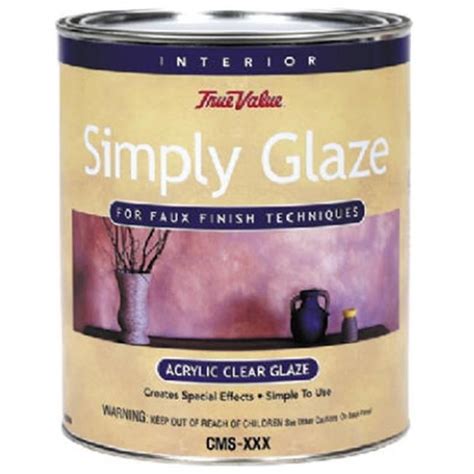 True Value Mfg Company SACG1-QT Quart Clear Acrylic Glaze - Walmart.com