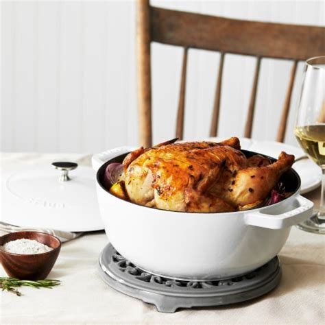 Staub Cast Iron Dutch Oven, 3.75Qt, serves 3-4, Made in France, White, 3.75-qt - Kroger