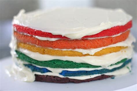 Easy Rainbow Cake Recipe From Scratch!