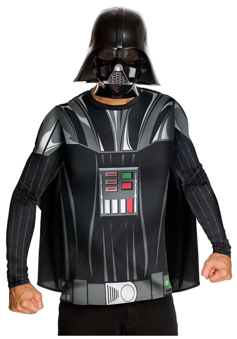 Adult Darth Vader Costume Top and Mask