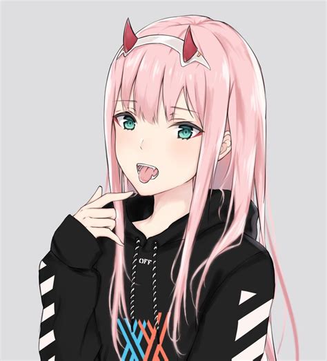 Zero Two || DARLING in the FRANXX | Gadis manga, Gadis animasi, Gadis ...