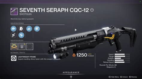 Seventh Seraph weapon god rolls - Destiny 2 | Shacknews