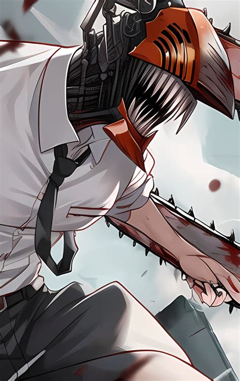 840x1336 Resolution Anime Chainsaw Man HD Denji FanArt 840x1336 ...