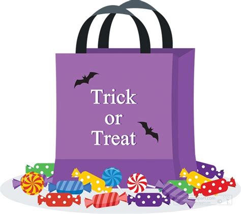 Candy and Sweet Treats Clipart Set: Color and Black and White Images ...