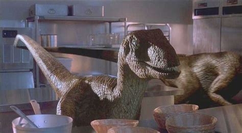 Velociraptor Jurassic Park Kitchen