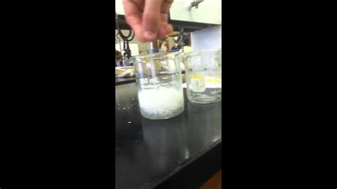 Sodium Chloride and Nitric Acid Reaction