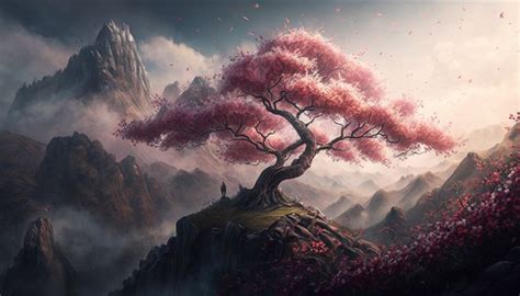 5 Cherry Blossom Tree Wallpaper, Cherry Blossom Tree Digital Wallpaper ...