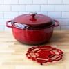 Lodge 6qt Cast Iron Enamel Dutch Oven Red : Target