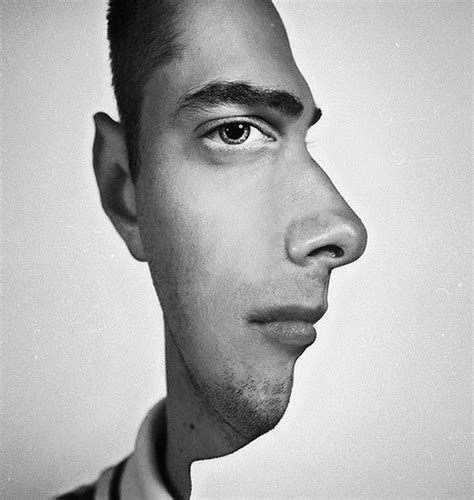 Two Face Optical Illusion