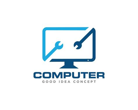 Computer Technology Logo Icon Design Vector 10664869 Vector Art at Vecteezy