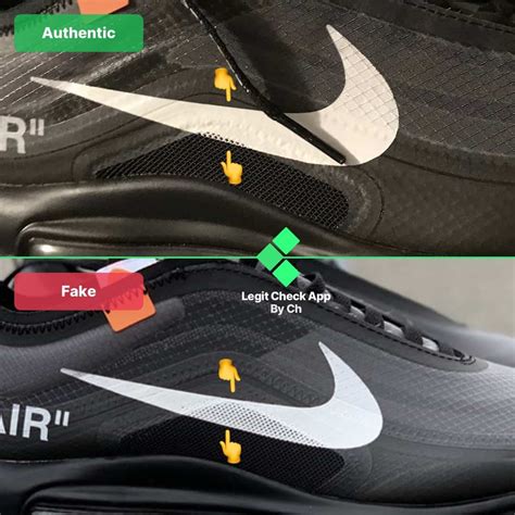 Off-White Air Max 97 Black Real Vs Fake Guide - Legit Check By Ch