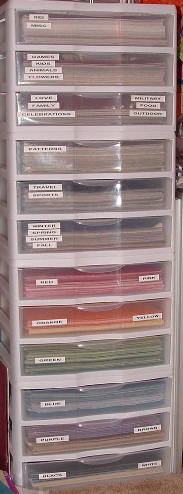 12x12 Paper Storage and Organization