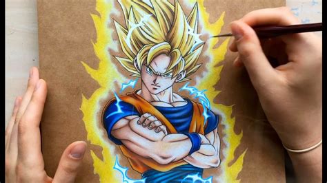 Dragon Ball Z Goku Drawing at GetDrawings | Free download