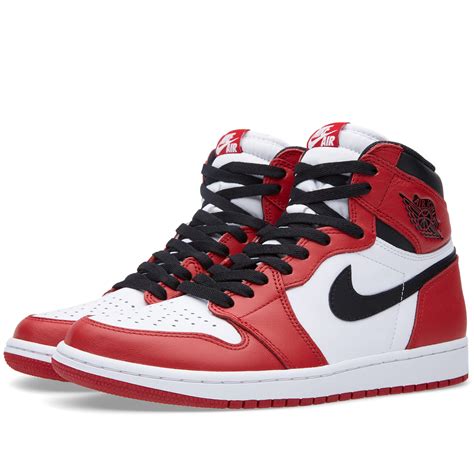 Nike Air Jordan 1 Retro High OG 'Varsity Red' White, Black & Varsity ...