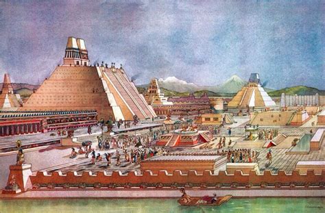 Tenochtitlán Inca, Ancient Cities, Ancient History, Aztec City, Aztec ...