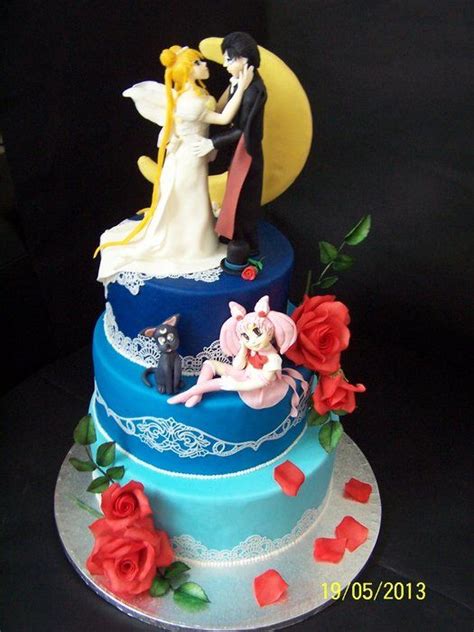 anime themed wedding cake - Jeanmarie Horvath