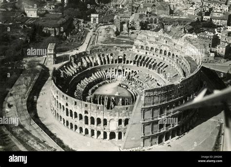 Aerial view of the Colosseum, Rome, Italy Stock Photo - Alamy