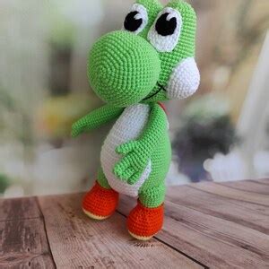 Mario and Yoshi English Pattern Crochet double Pattern - Etsy