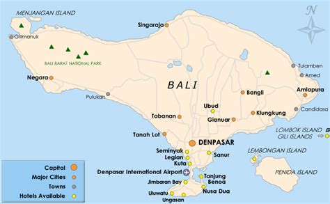 Bali Map - Maps of Bali