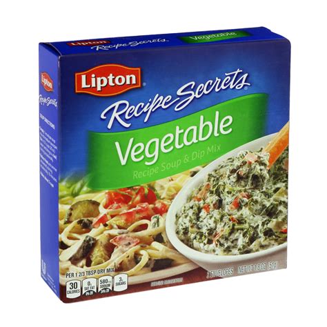 Lipton Recipe Secrets Soup and Dip Mix Vegetable - Shop Soups & Chili ...