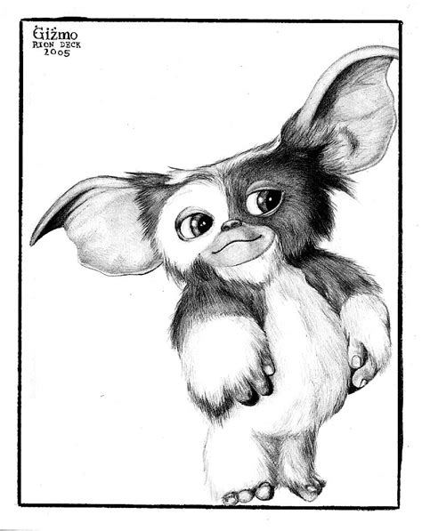 Gremlins Gizmo Drawing