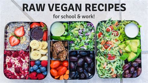 RAW VEGAN MEAL PREP RECIPES 陋 healthy + easy ideas! | Recipe Learn