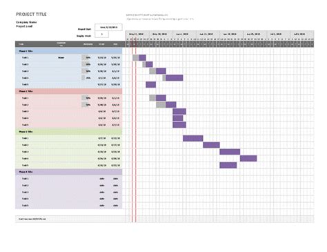 Microsoft Office Gantt Chart Template - spacebrown