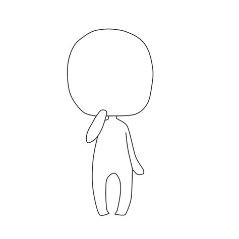 Chibi Body Outline Chibi Drawings Chibi Body Anime Drawings