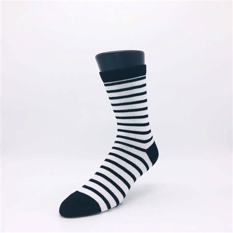 Cotton Custom Dress Socks Striped Mens Socks - Custom Socks Manufacturer