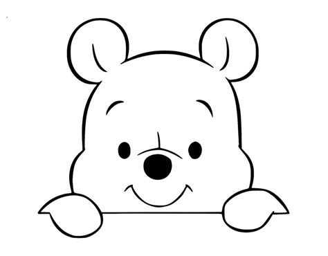 Retrato De Winnie Pooh Para Colorear Imprimir E Dibujar Coloringonlycom