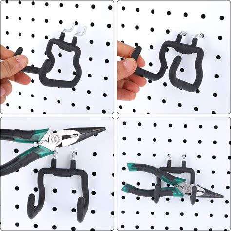 Pegboard Hooks Pegboard Organization Accessory Flat Double Utility Hook ...