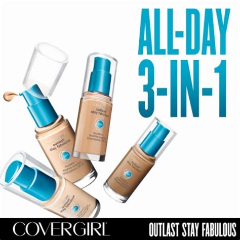 CoverGirl Outlast Stay Fabulous Creamy Beige Foundation, 1 ct - Ralphs