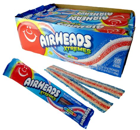 AIRHEADS XTREMES SOUR BELTS - BLUEST RASPBERRY