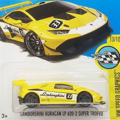 Yellow Lamborghini Huracan Super Trofeo Diecast Car