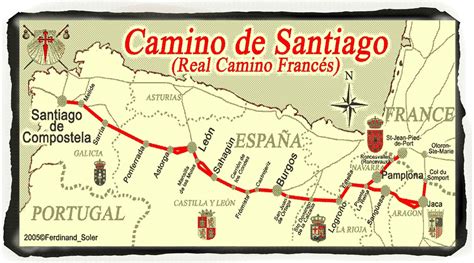 Camino de santiago route maps - frosdstudy