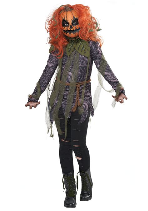 Pumpkin Monster Girls Costume