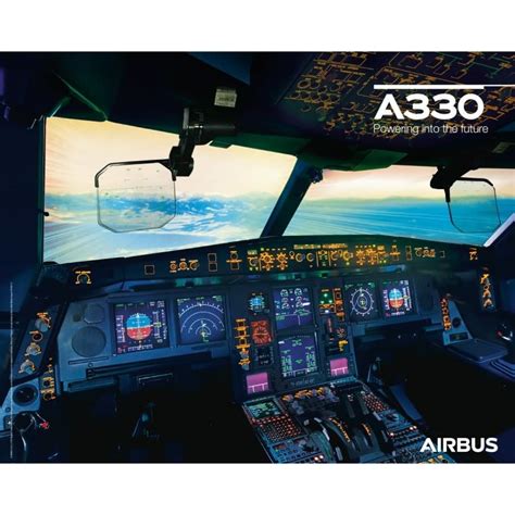 Laminated A330neo Cockpit Poster - avworld.ca