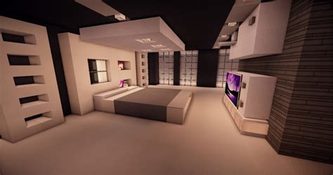 Minecraft Modern Bedroom Detail With Full Wallpapers ★★★ - all simple ...