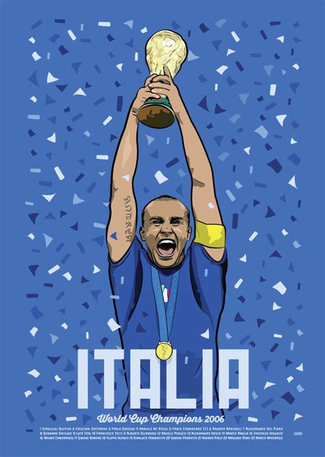 Italy - World Cup Champions 2006 — Kieran Carroll Design