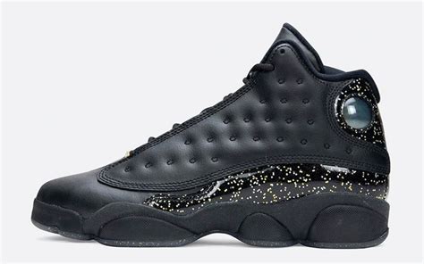 Air Jordan 13 GS Gold Glitter DC9443-007 Release Date - SBD