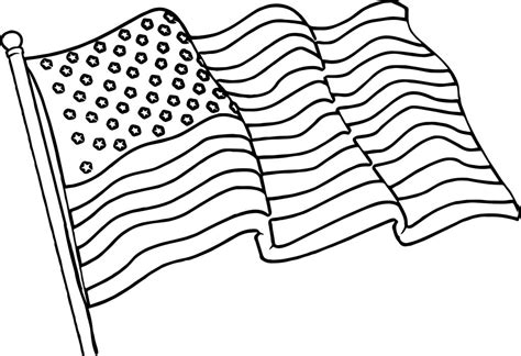 American Flag Coloring Pages - Best Coloring Pages For Kids