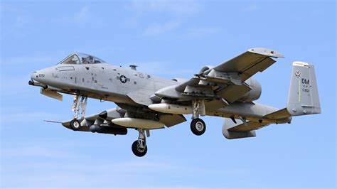 The A-10 Thunderbolt II is basically a giant flying gatling gun